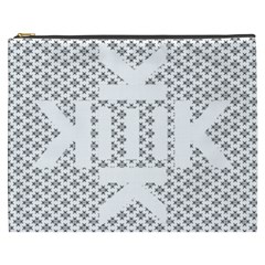 Logo Kek Pattern Black And White Kekistan Cosmetic Bag (xxxl) by snek