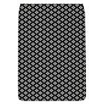 Logo Kek Pattern Black and White Kekistan black background Removable Flap Cover (L) Front