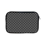 Logo Kek Pattern Black and White Kekistan black background Apple MacBook Pro 13  Zipper Case Front