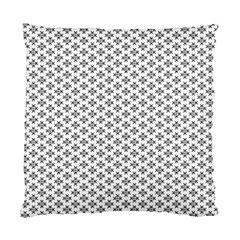 Logo Kek Pattern Black And White Kekistan White Background Standard Cushion Case (one Side) by snek