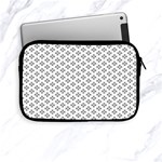 Logo Kek Pattern Black and White Kekistan white background Apple iPad Mini Zipper Cases Front