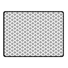 Logo Kek Pattern Black And White Kekistan White Background Double Sided Fleece Blanket (small)  by snek