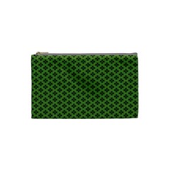 Logo Kek Pattern Black And Kekistan Green Background Cosmetic Bag (small) by snek