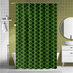 Logo Kek Pattern Black and Kekistan green background Shower Curtain 48  x 72  (Small) Curtain(48  X 72 ) - 42.18 x64.8  Curtain(48  X 72 )