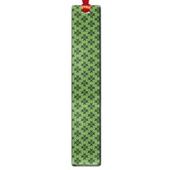 Logo Kek Pattern Black And Kekistan Green Background Large Book Mark by snek