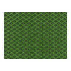 Logo Kek Pattern Black And Kekistan Green Background Double Sided Flano Blanket (mini) by snek