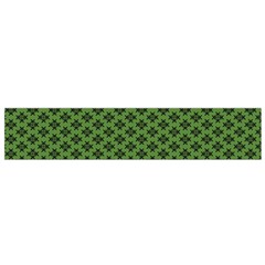 Logo Kek Pattern Black And Kekistan Green Background Small Flano Scarf by snek