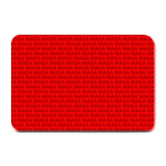 Maga Make America Great Again Usa Pattern Red Plate Mats by snek