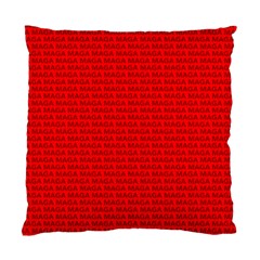 Maga Make America Great Again Usa Pattern Red Standard Cushion Case (two Sides) by snek