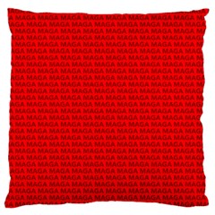 Maga Make America Great Again Usa Pattern Red Standard Flano Cushion Case (two Sides) by snek