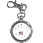 I Don t Kneel Grunge Honor the USA Flag MAGA Key Chain Watch Front