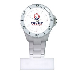 Trump Pence Logo Lion Maga Make America Great Again Plastic Nurses Watch by snek