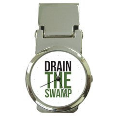 Drain The Swamp Maga Green And Gray Money Clip Watches by snek