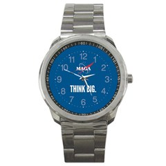 Maga Nasa Parody Logo Sport Metal Watch by snek