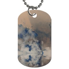 Deep Time Clouds Dog Tag (two Sides) by LoolyElzayat