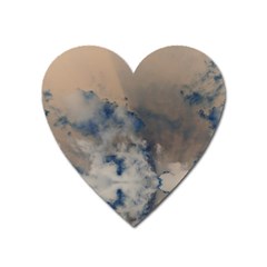 Deep Time Clouds Heart Magnet by LoolyElzayat