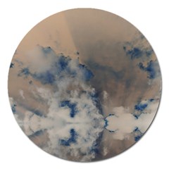 Deep Time Clouds Magnet 5  (round) by LoolyElzayat