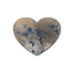 Deep Time Clouds Heart Coaster (4 Pack)  by LoolyElzayat