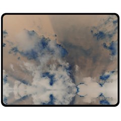 Deep Time Clouds Double Sided Fleece Blanket (medium)  by LoolyElzayat