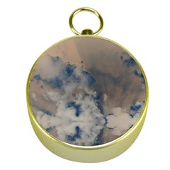 Deep Time Clouds Gold Compasses by LoolyElzayat