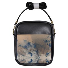 Deep Time Clouds Girls Sling Bag by LoolyElzayat