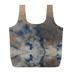 Deep Time Clouds Full Print Recycle Bag (l) by LoolyElzayat