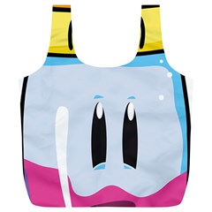 Purp Baby Bottle Full Print Recycle Bag (xl)