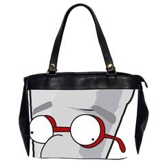 Purple Cup Nerd Oversize Office Handbag (2 Sides)