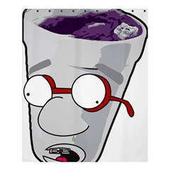 Purple Cup Nerd Shower Curtain 60  X 72  (medium)  by grimelab