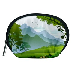 Forest Landscape Photography Illustration Accessory Pouch (Medium)