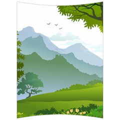 Forest Landscape Photography Illustration Back Support Cushion