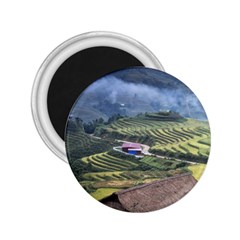 Rock Scenery The H Mong People Home 2.25  Magnets