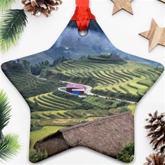 Rock Scenery The H Mong People Home Ornament (Star)