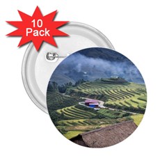 Rock Scenery The H Mong People Home 2.25  Buttons (10 pack) 