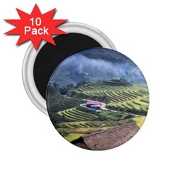 Rock Scenery The H Mong People Home 2.25  Magnets (10 pack) 