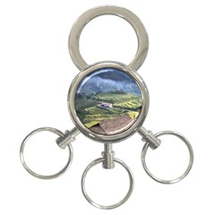 Rock Scenery The H Mong People Home 3-Ring Key Chains