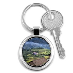 Rock Scenery The H Mong People Home Key Chains (Round) 