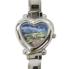 Rock Scenery The H Mong People Home Heart Italian Charm Watch