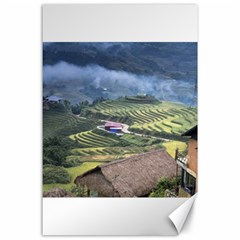 Rock Scenery The H Mong People Home Canvas 24  x 36 