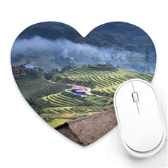 Rock Scenery The H Mong People Home Heart Mousepads