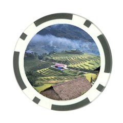 Rock Scenery The H Mong People Home Poker Chip Card Guard