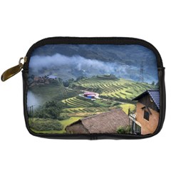 Rock Scenery The H Mong People Home Digital Camera Leather Case