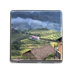 Rock Scenery The H Mong People Home Memory Card Reader (Square 5 Slot)