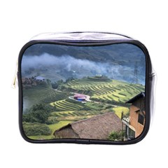 Rock Scenery The H Mong People Home Mini Toiletries Bag (One Side)