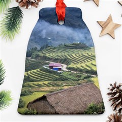 Rock Scenery The H Mong People Home Ornament (Bell)