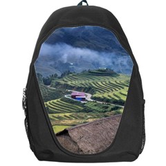 Rock Scenery The H Mong People Home Backpack Bag