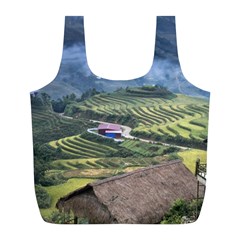 Rock Scenery The H Mong People Home Full Print Recycle Bag (L)