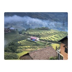 Rock Scenery The H Mong People Home Double Sided Flano Blanket (Mini) 