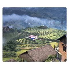 Rock Scenery The H Mong People Home Double Sided Flano Blanket (Small) 