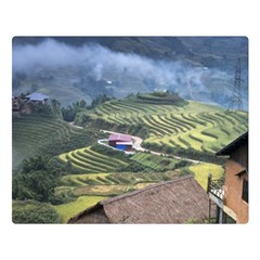 Rock Scenery The H Mong People Home Double Sided Flano Blanket (Large) 